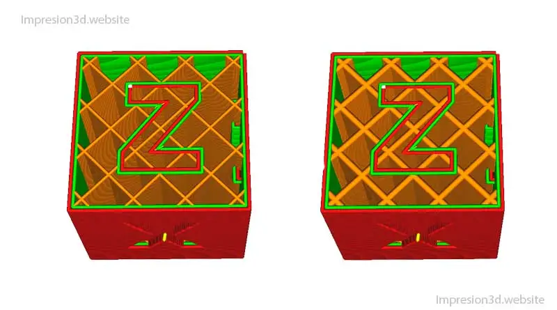 Infill layer thickness