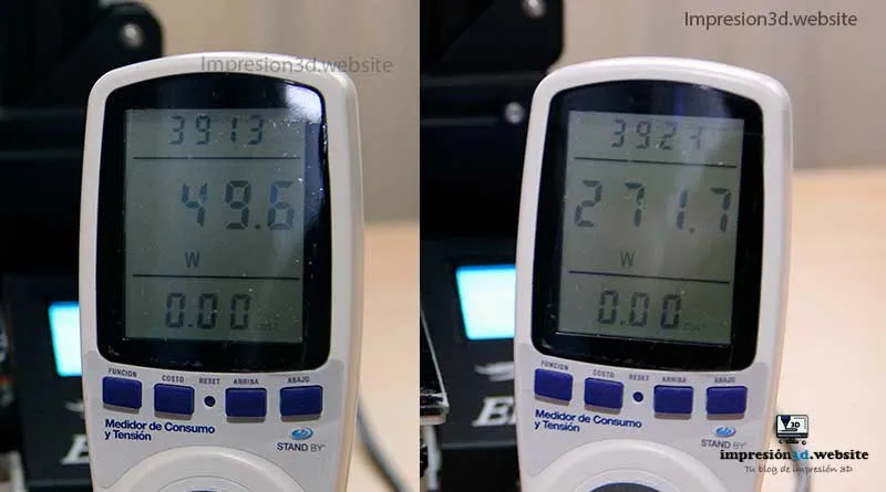 how much electricity a 3D printer consumes - Ender 3 printing