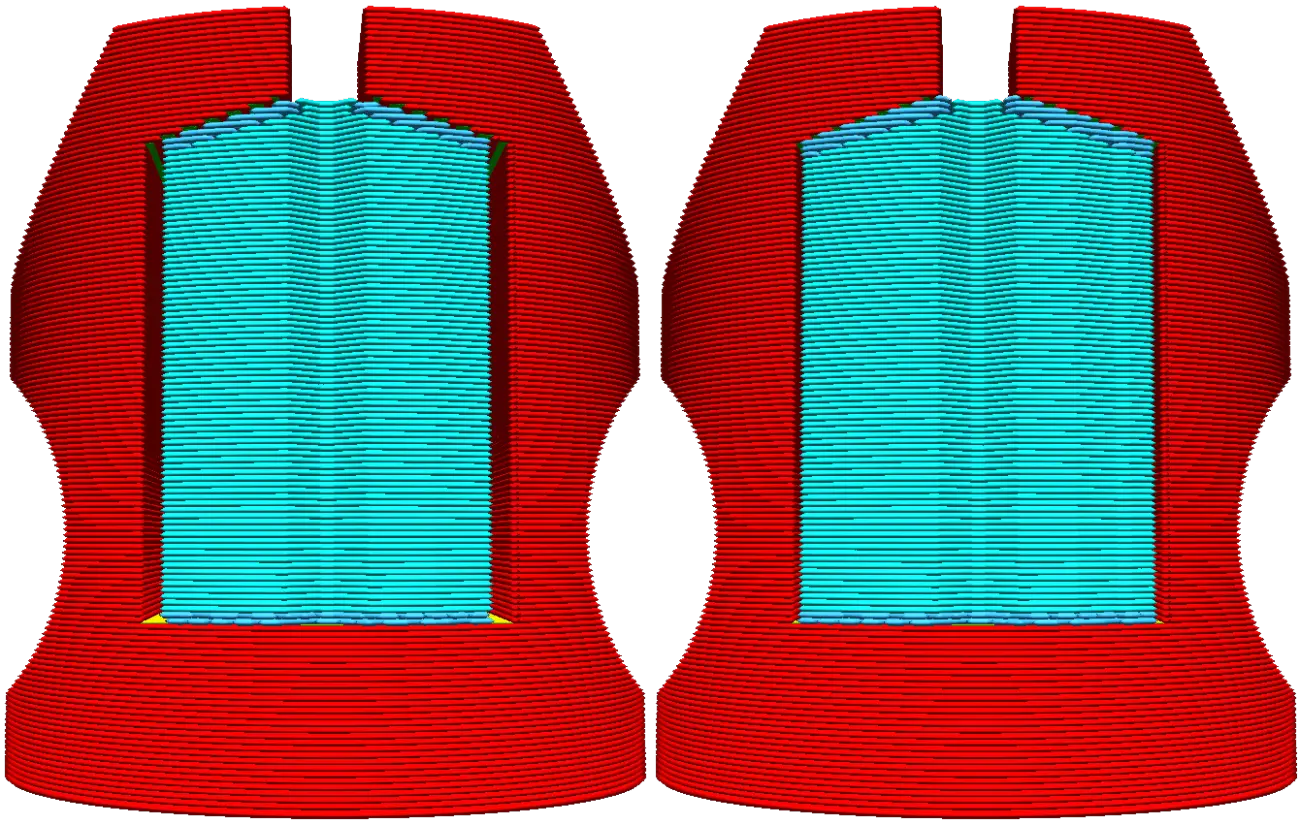 Support settings in Cura - XY distance from support
