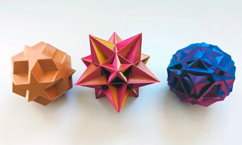 3D Printing in Schools - 3D Printed Polyhedrons