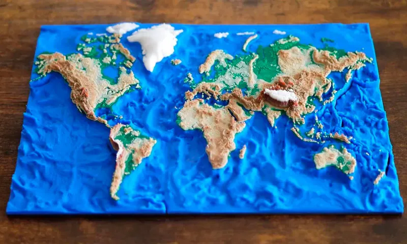 3D printing enables schools - World map