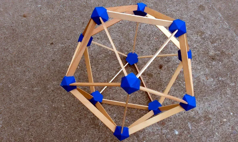 3D printed icosahedron