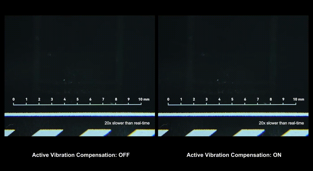 Bambu Lab active vibration compensation system