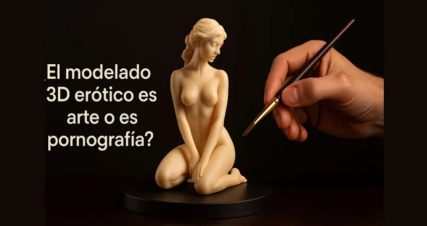 El modelado 3D erotico es arte o es pornografia